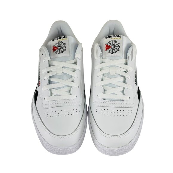 Reebok Club C Revenge White Black Sneakers Men\'s Shoes 100032883 main image 8